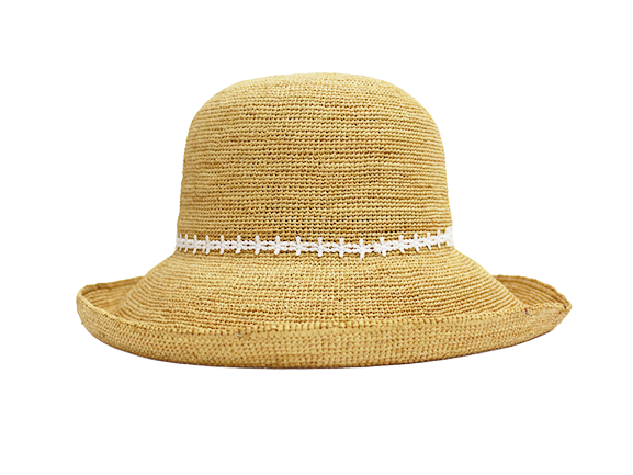 H-40-46|フラワーレース ラフィア セーラーハット – maxim online store H-40-46|フラワーレース ラフィア セーラーハット – maxim online store
