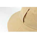 B-40-65｜【一級遮光】【洗える】サマーシールド® つば広ハット スリットデザイン