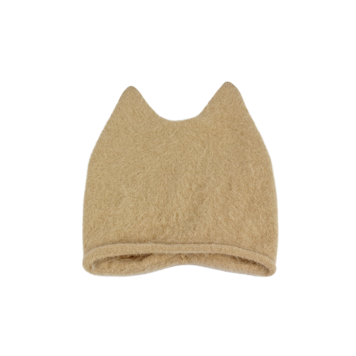 H-25-50｜ふわふわ アンゴラ 猫耳 ニットワッチ