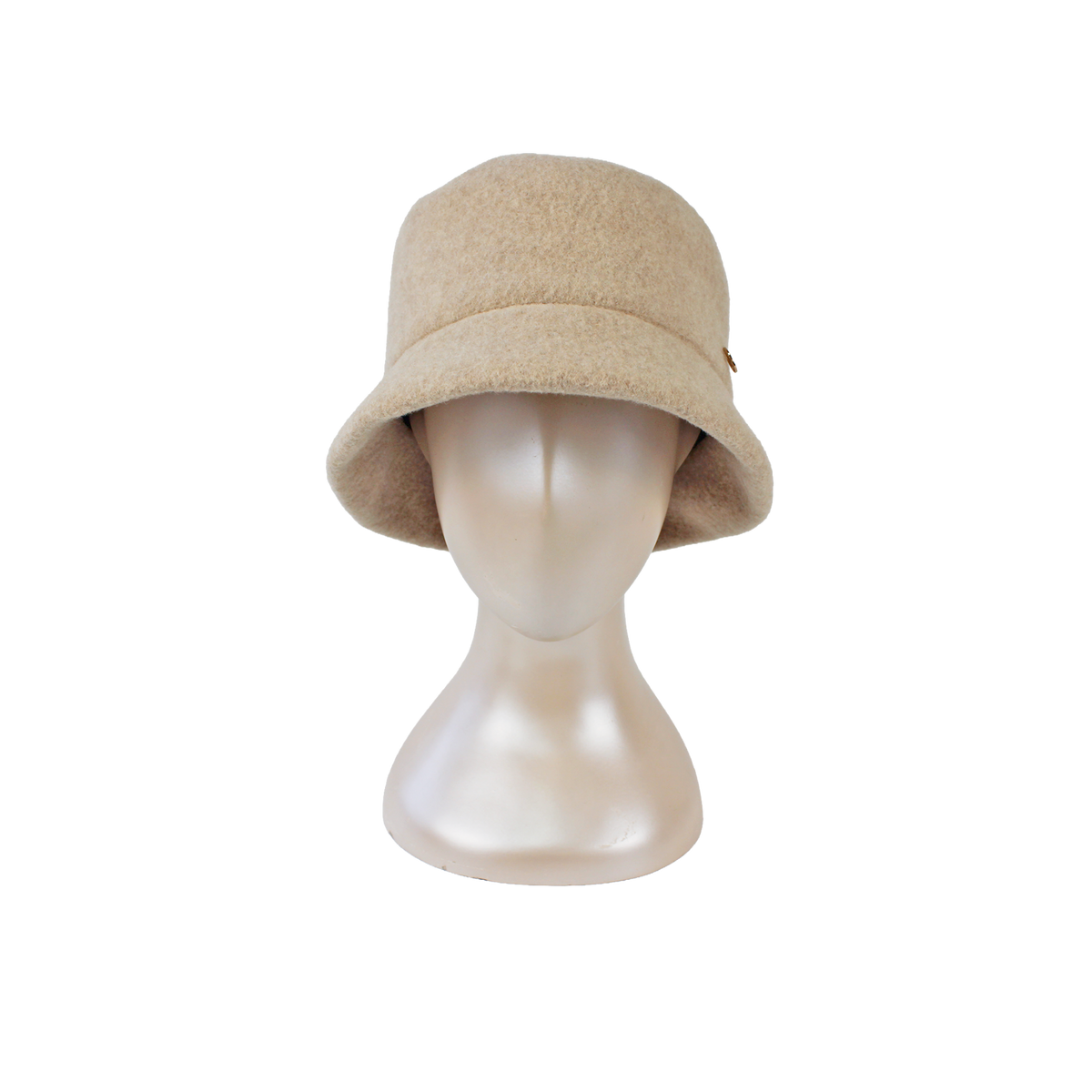 B-55-60/61｜【Sサイズ展開あり】ウールフェルト バケットハット チャーム付き