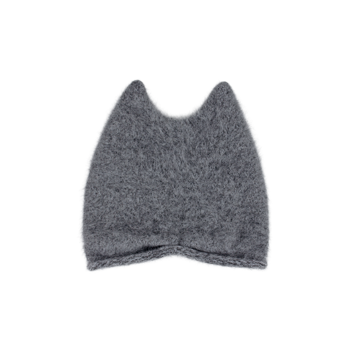 H-25-50｜ふわふわ アンゴラ 猫耳 ニットワッチ