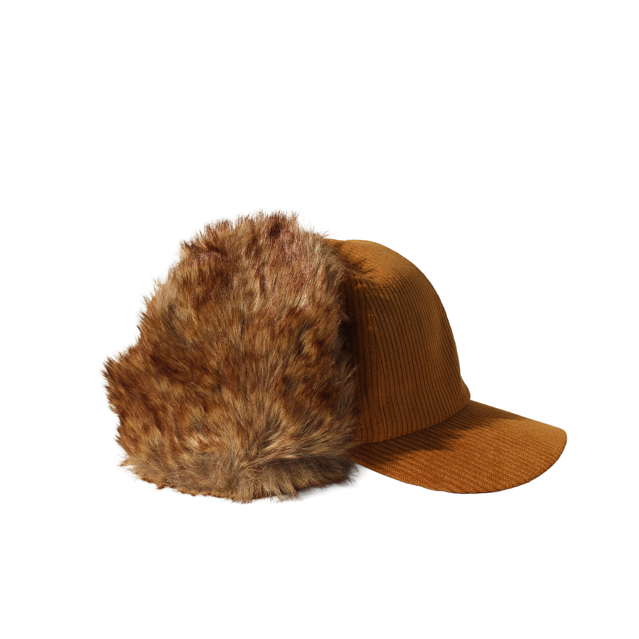 ・MO-18｜【EC限定】コーデュロイ エコファー イヤーフラップキャップ