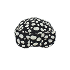 5G214｜【アトリエメイド】モノトーン ドット柄 リボントークベレー