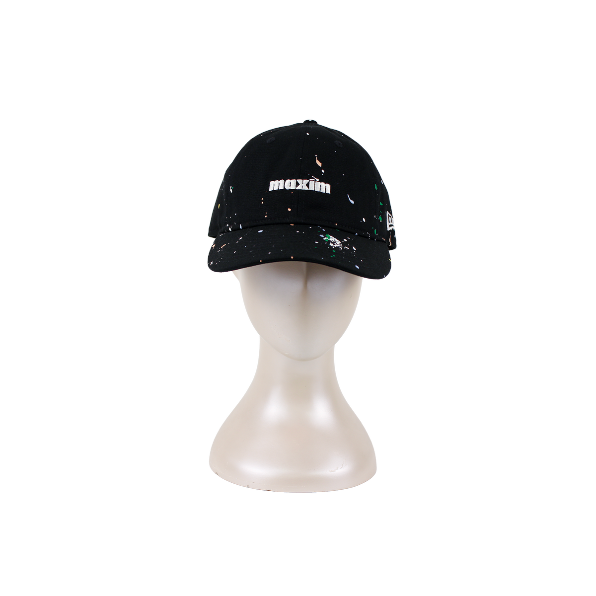 B-69-51｜【洗える】【NEW ERA｜Maxim】 カラフルペイント コットンキャップ