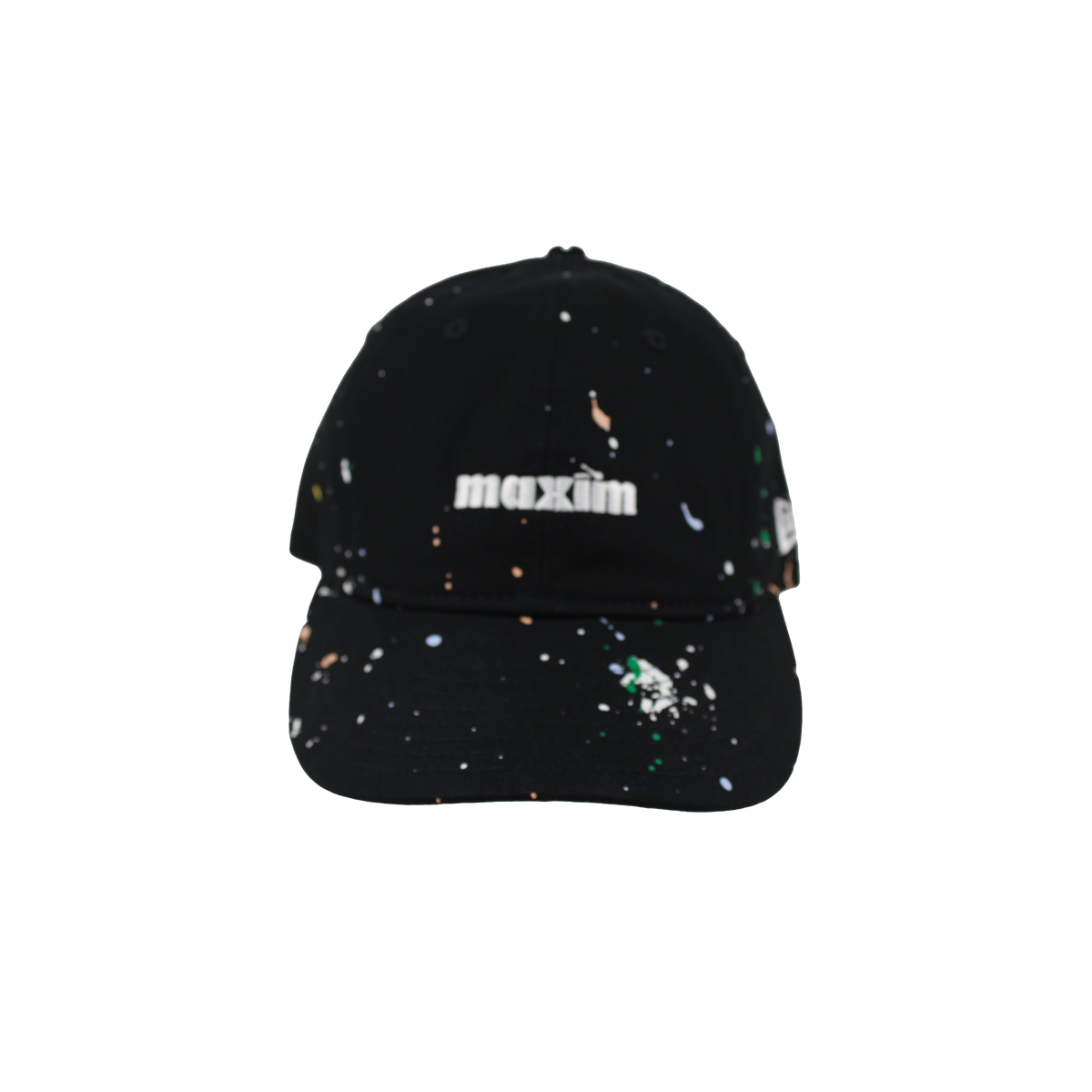 B-69-51｜【洗える】【NEW ERA｜Maxim】 カラフルペイント コットンキャップ