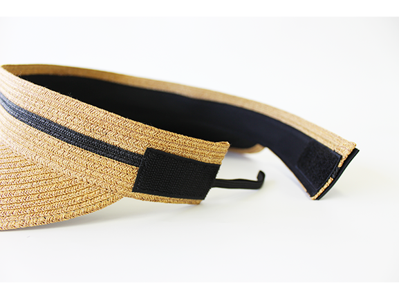 【母の日キャンペーン対象商品】M-38-40｜【一級遮光】【たためる】バックリボン ペーパー サンバイザー