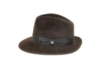 M-72-51/52｜【受注生産】【アトリエメイド】 ラビットベロア 中折れハット メンズ