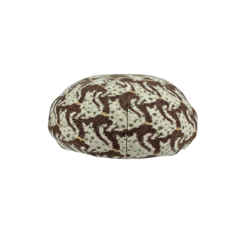 B-25-50｜猫モチーフ 総柄 ウール ベレー帽
