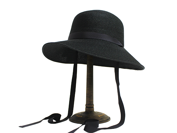 ・K-55-10｜【UVケア】リボンアレンジ ペーパーハット