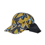 B-17-06｜【一級遮光】たれ付き・たれ無し2WAY 花柄コットンキャップ