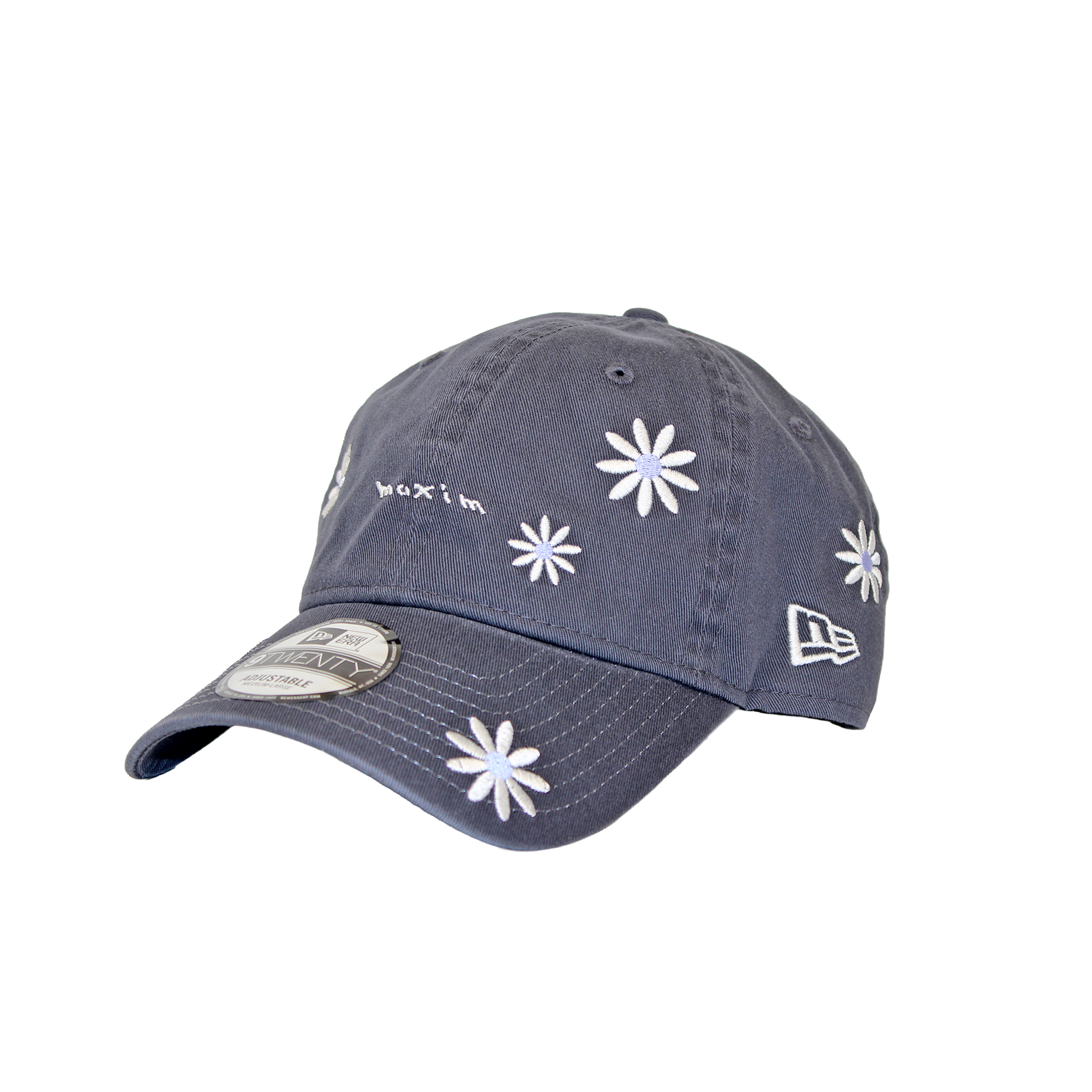 B-69-01｜【Maxim × NEW ERA】 【洗える】9TWENTY フラワー刺繍キャップ