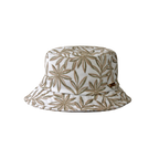 B-55-23｜【UVケア】リーフ刺繍 バケットハット