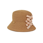 B-99-01｜【アトリエメイド】リボン＆猫チャーム付き ステッチ ペーパーハット