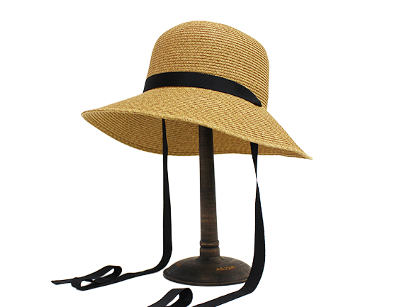 ・K-55-10｜【UVケア】リボンアレンジ ペーパーハット