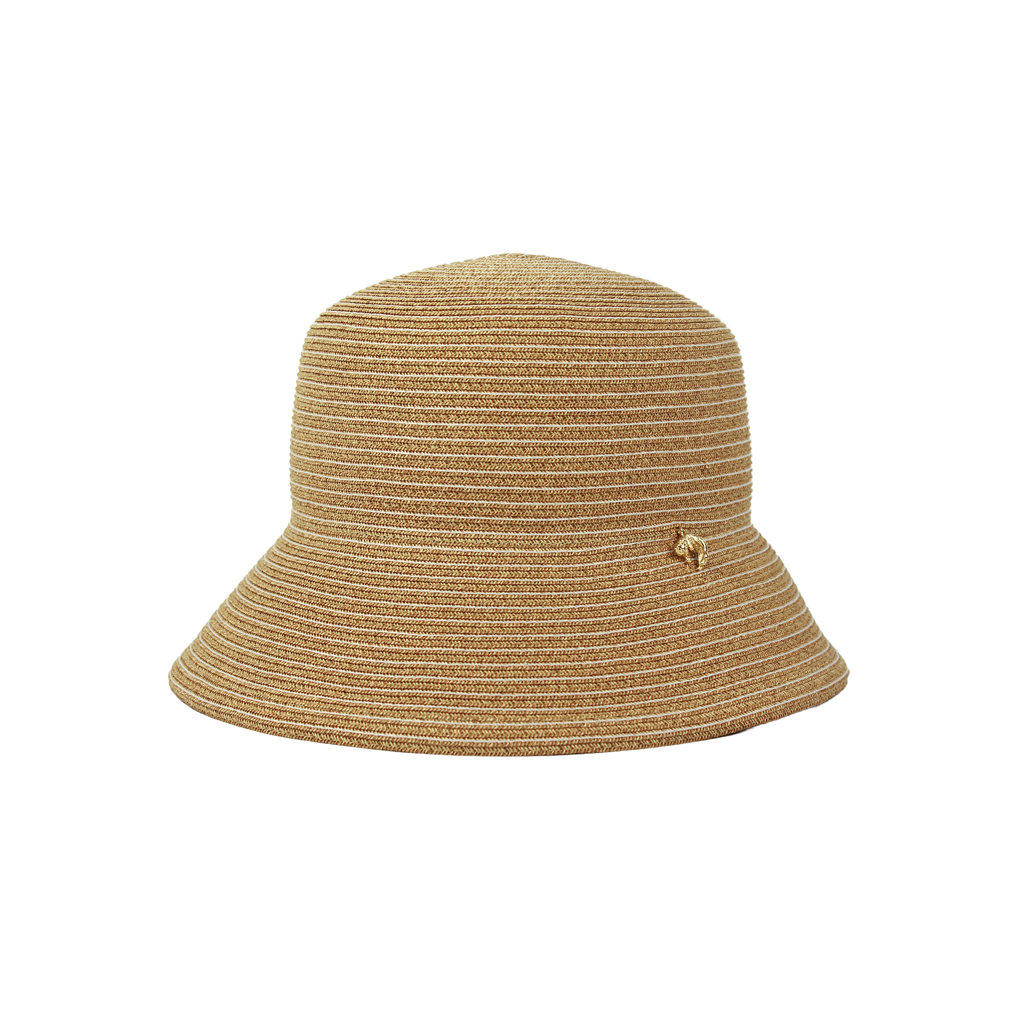 B-99-01｜【アトリエメイド】リボン＆猫チャーム付き ステッチ ペーパーハット