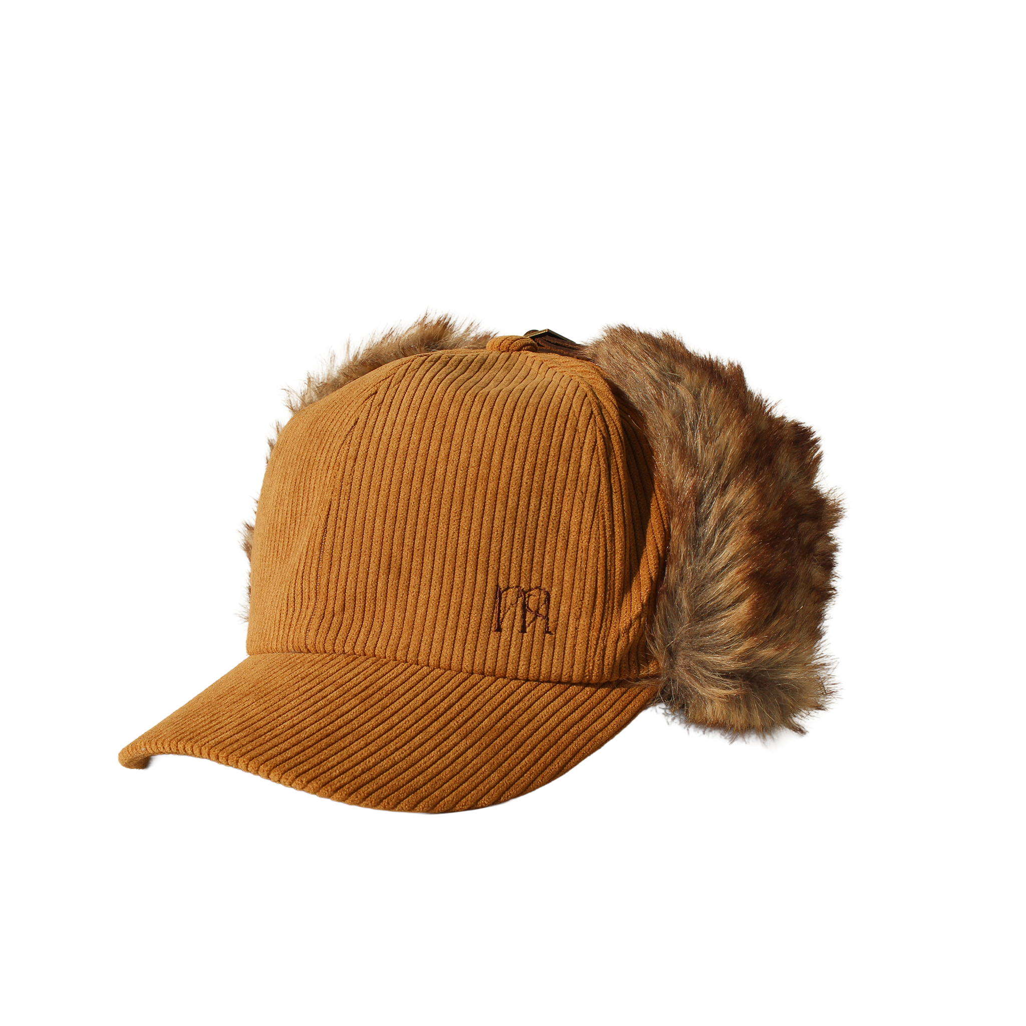 ・MO-18｜【EC限定】コーデュロイ エコファー イヤーフラップキャップ