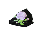 ▼M-36-08｜バラ刺繍 コットン混カチューシャ