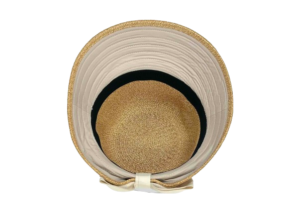 M-38-23｜【一級遮光】バックリボン ペーパーブレードクロッシェ