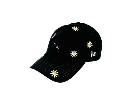 K-69-01｜【Maxim × NEW ERA】【洗える】9TWENTY フラワー刺繍キャップ