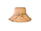 【洗える】リヨセル混 光沢×透明感 つば広ハット