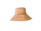 【洗える】リヨセル混 光沢×透明感 つば広ハット