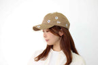K-69-01｜【Maxim × NEW ERA】【洗える】9TWENTY フラワー刺繍キャップ