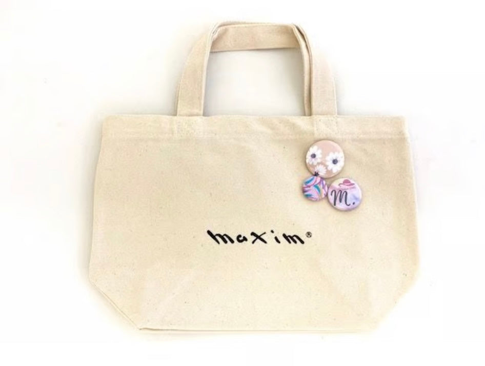 maximロゴ入りミニトートバッグ