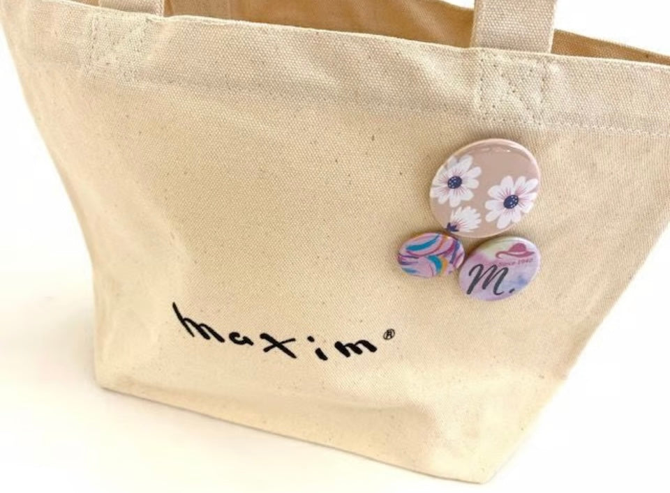 maximロゴ入りミニトートバッグ