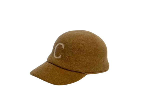 A-55-51｜ウール イニシャル バスクキャップ