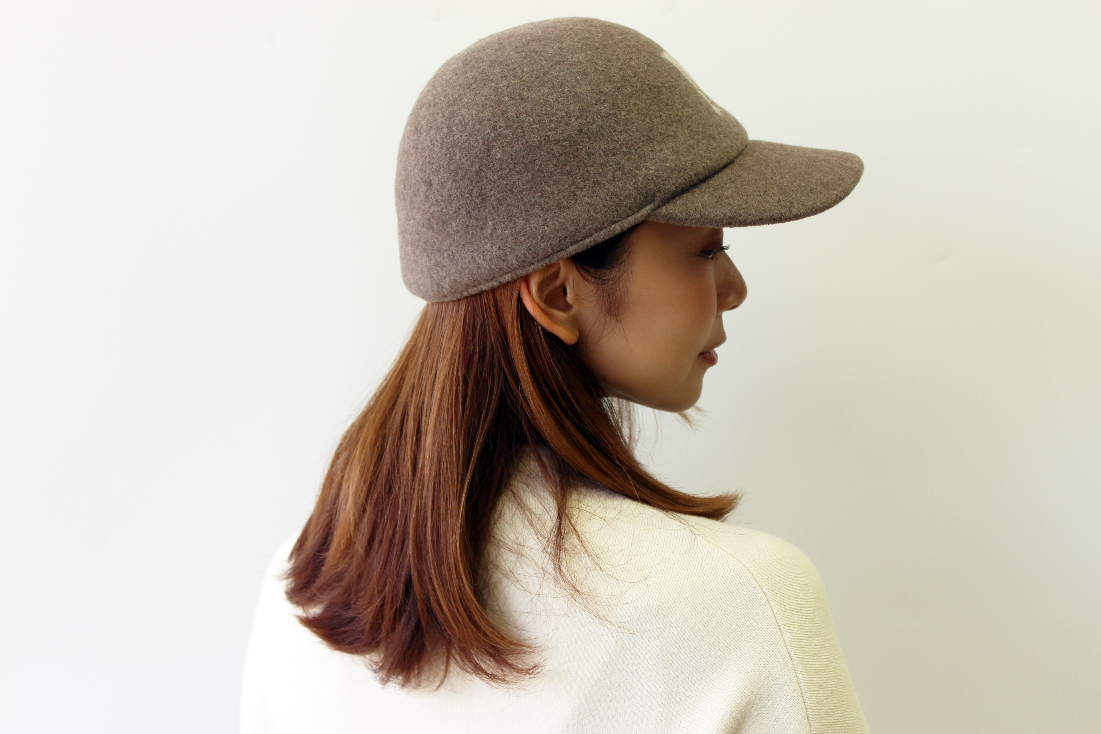 ・K-55-51｜イニシャル ウール バスクキャップ