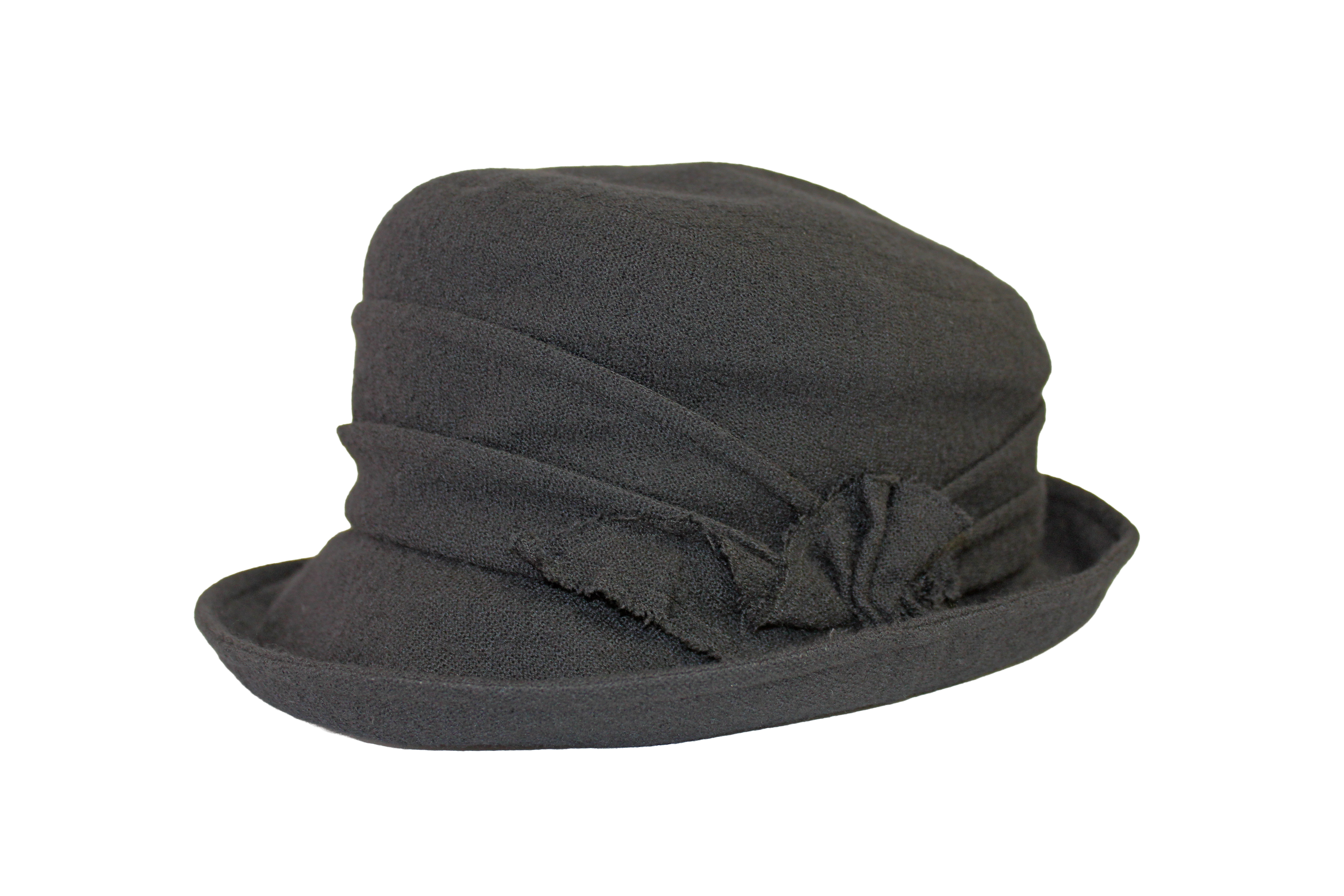 H-58-59｜【UVケア】共布リボンモチーフ ウールハット