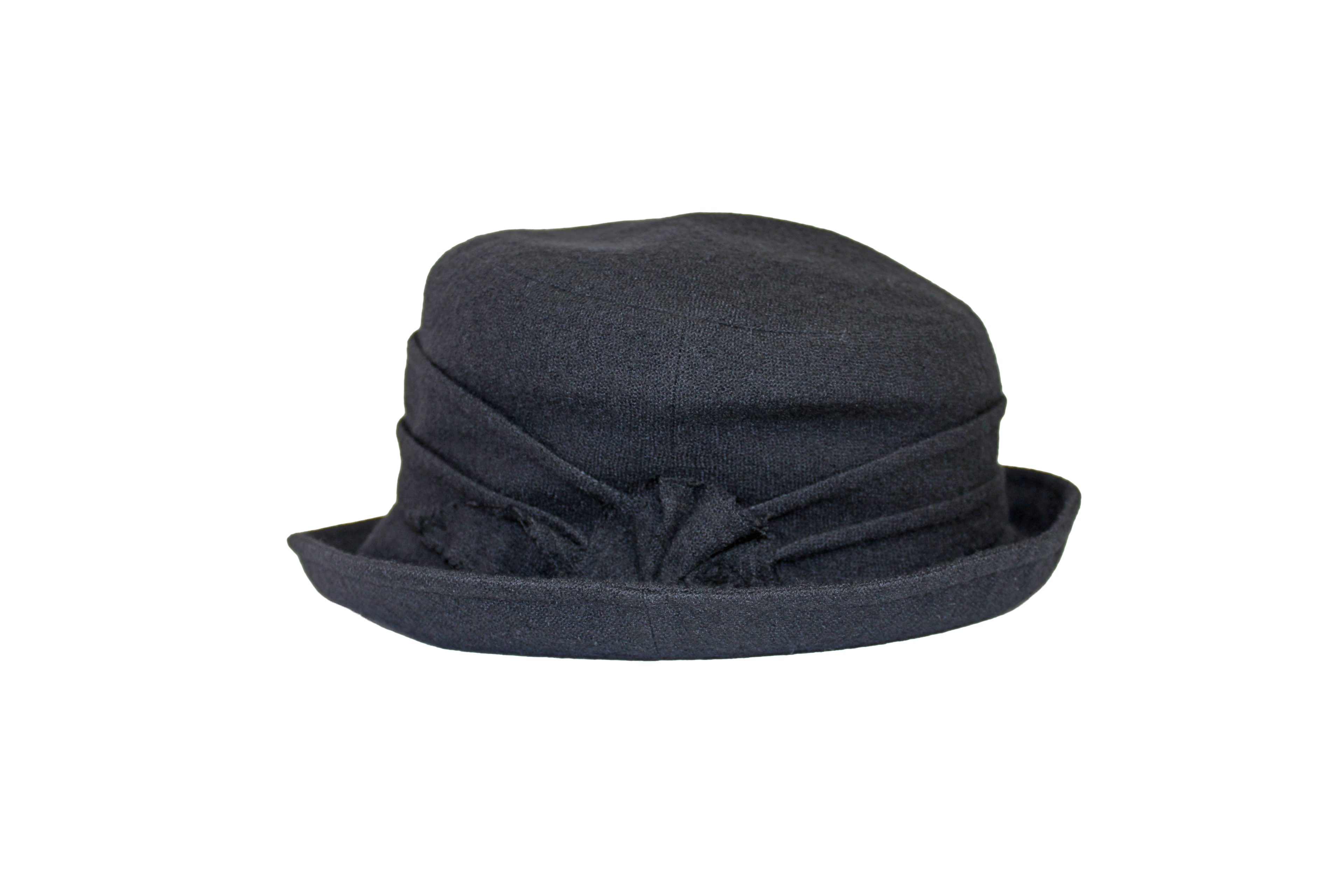 H-58-59｜【UVケア】共布リボンモチーフ ウールハット