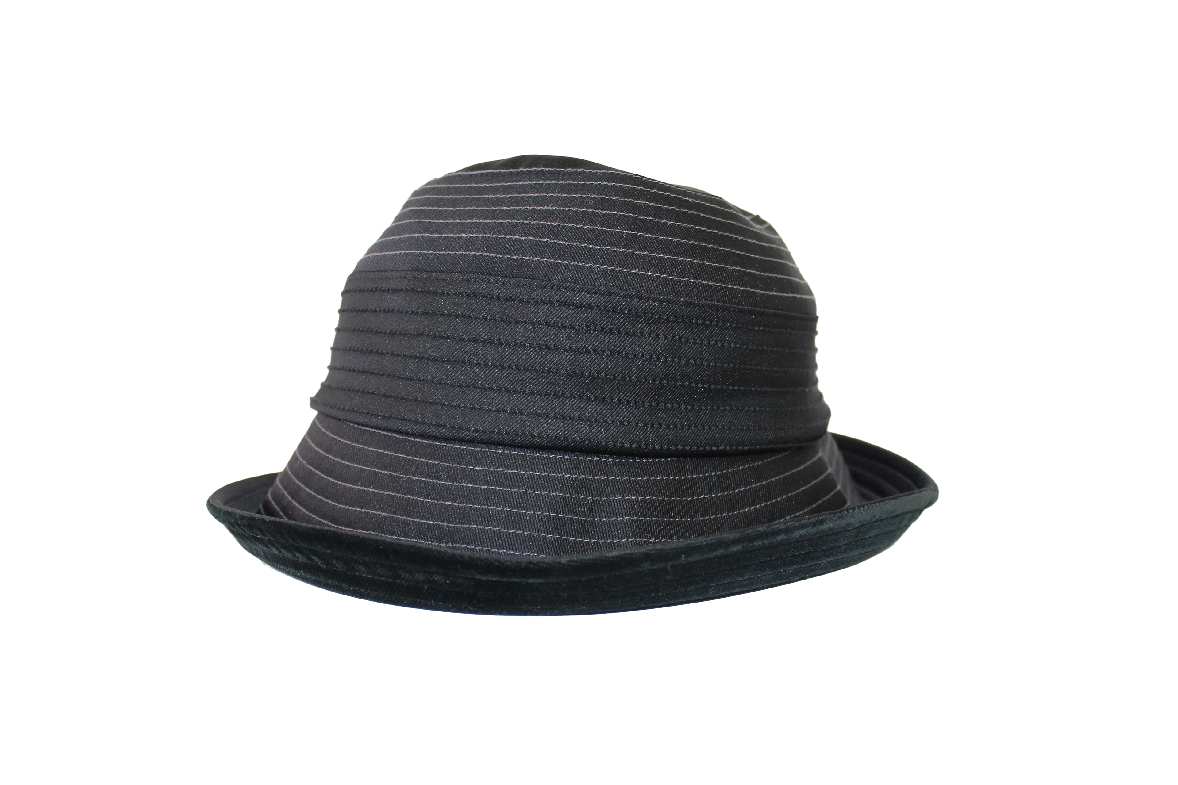 ・X-32-52/53｜【Sサイズあり】異素材コンビ バイカラー ハット