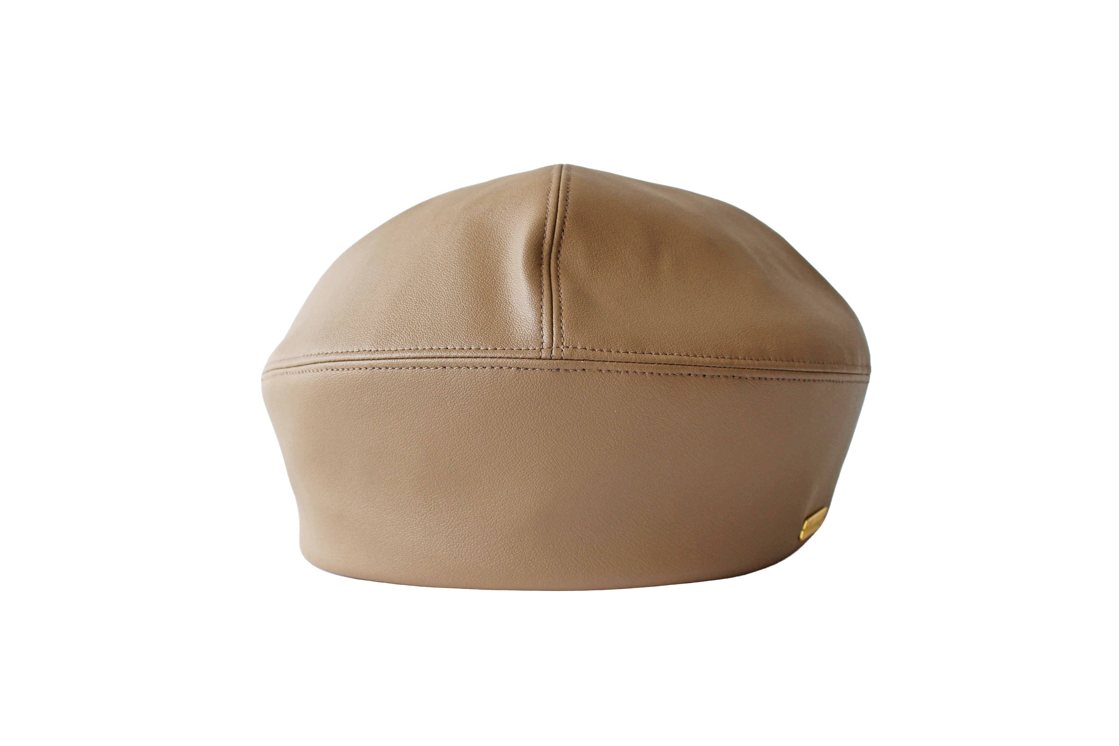 ・K-55-67｜レザー調 前後差シルエット ベレー帽