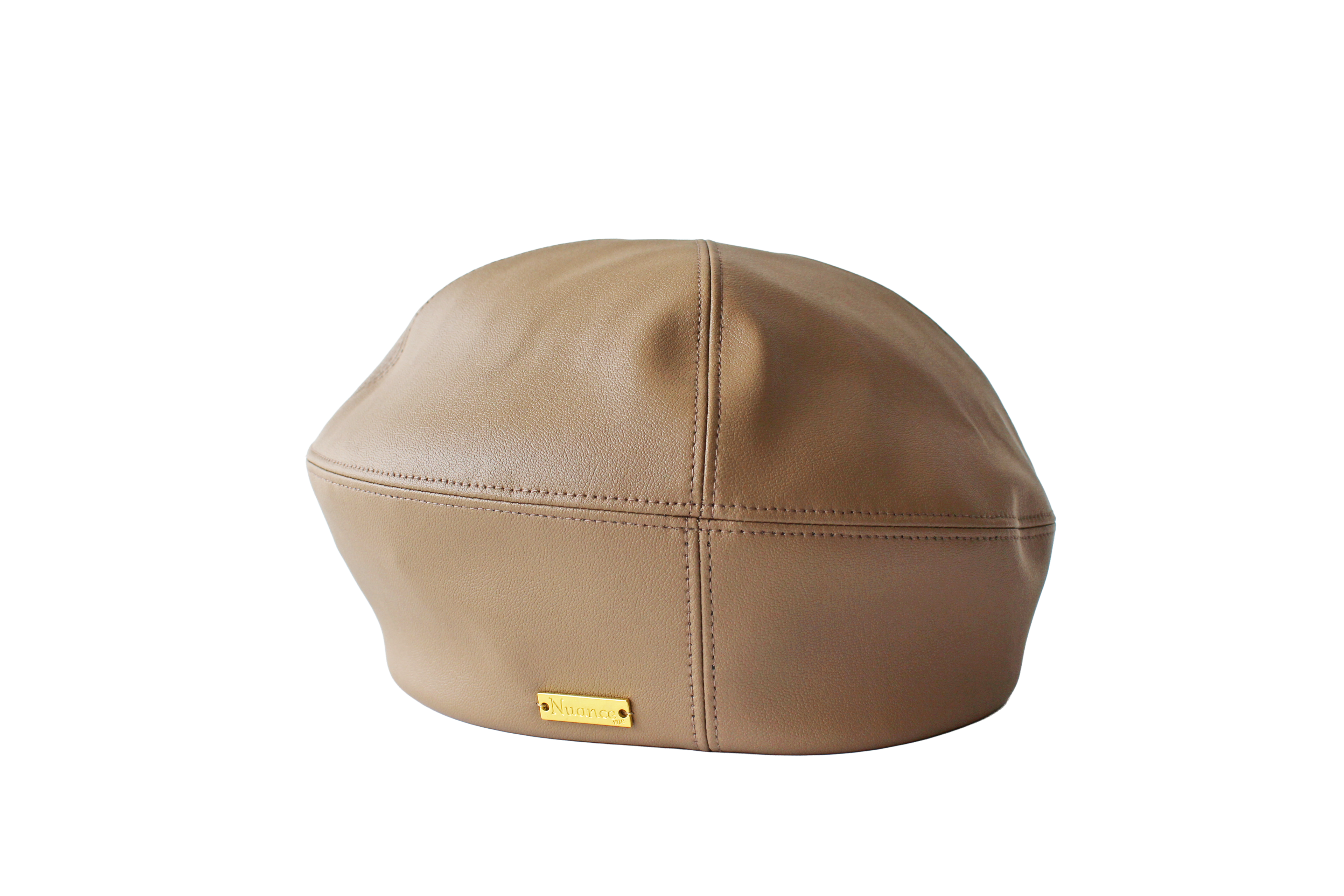 ・K-55-67｜レザー調 前後差シルエット ベレー帽