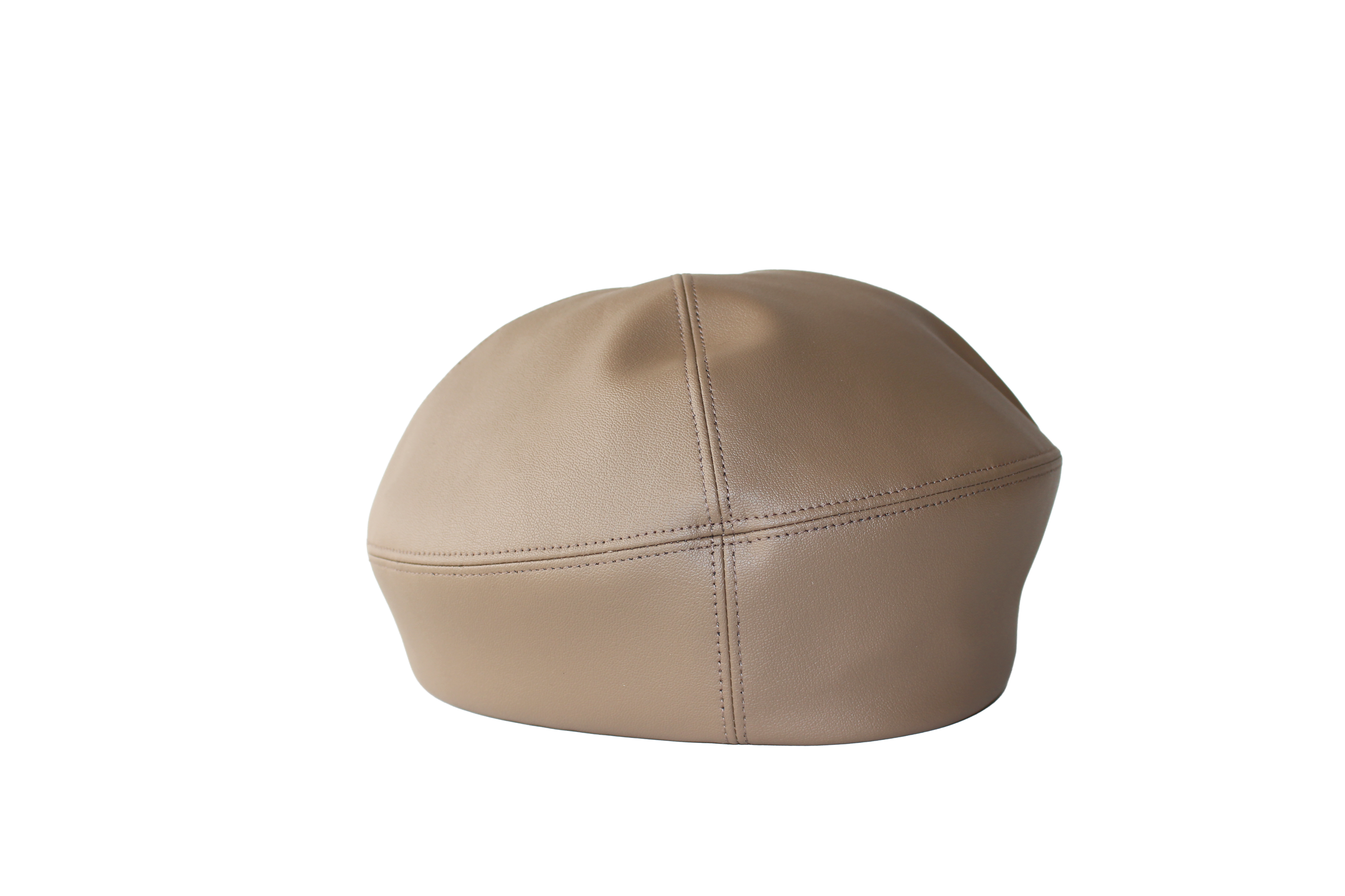 ・K-55-67｜レザー調 前後差シルエット ベレー帽
