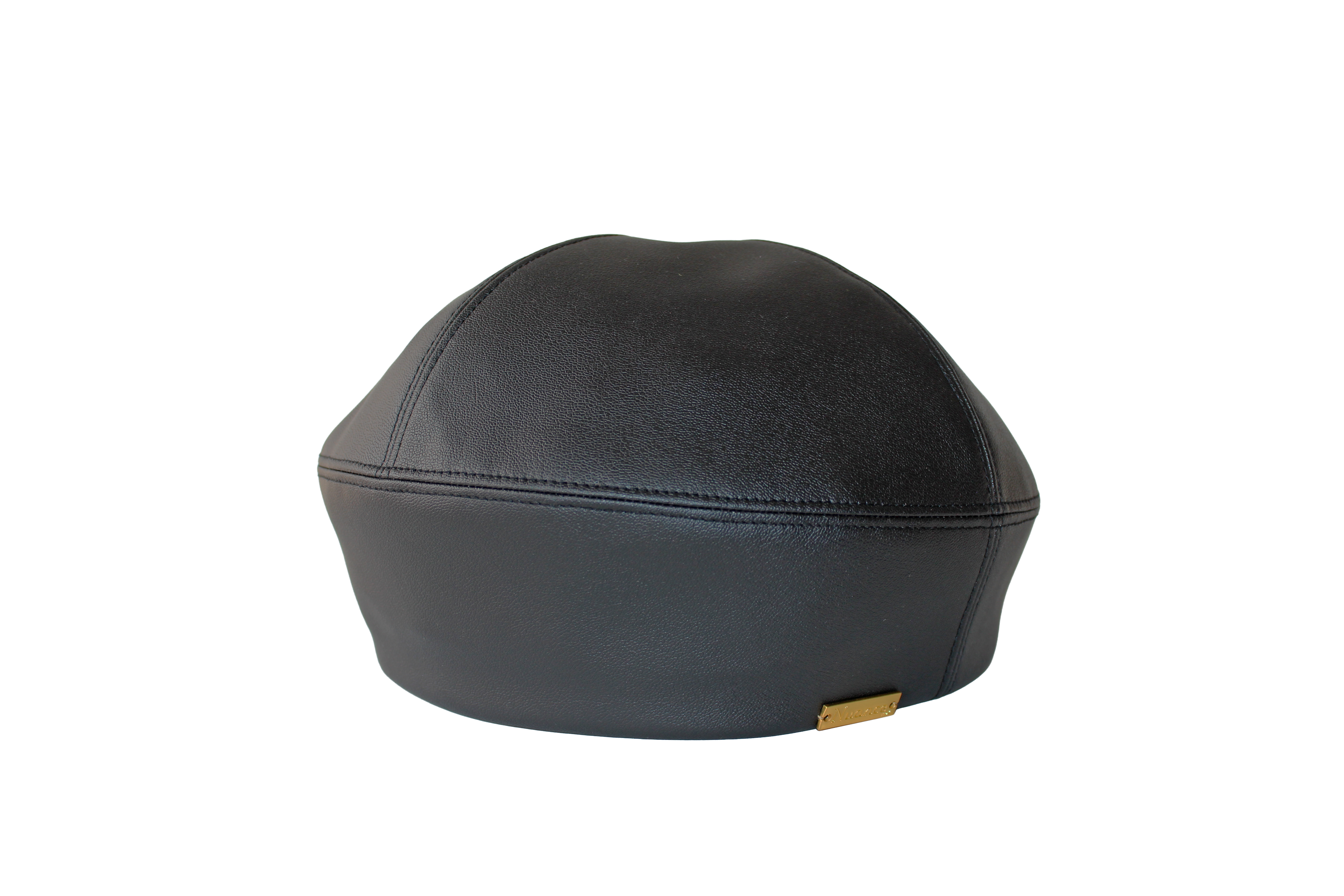・K-55-67｜レザー調 前後差シルエット ベレー帽