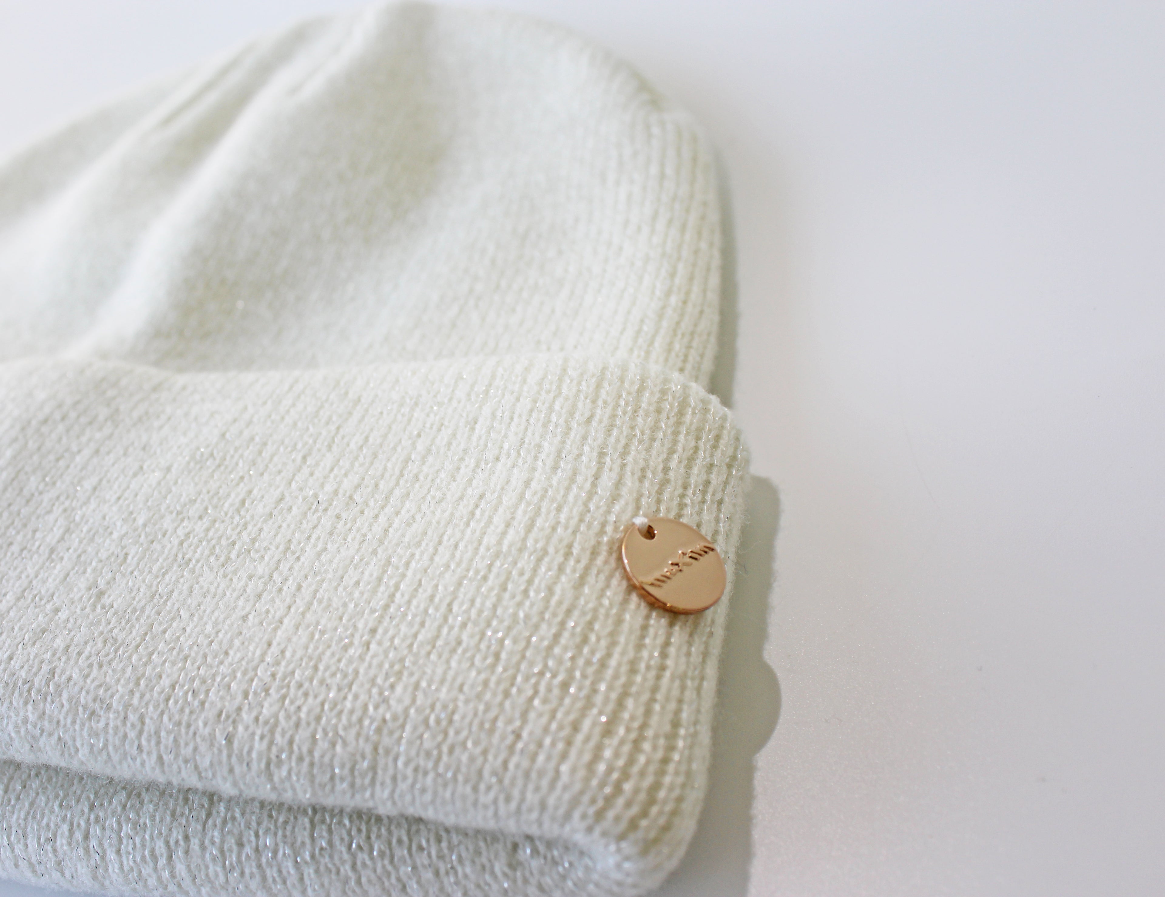 ・K-40-67｜メタルパーツ ラメ入り ニット帽