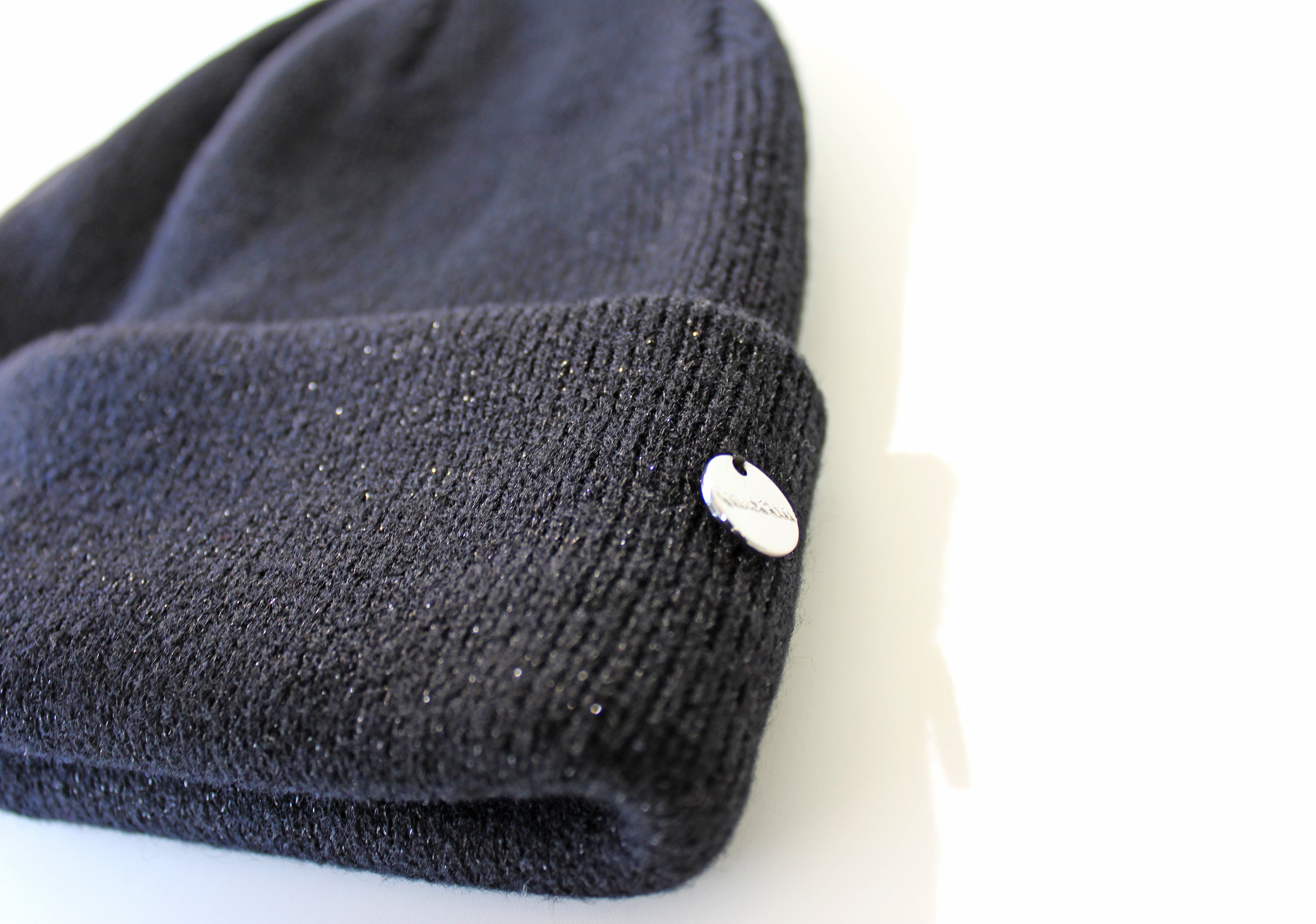 ・K-40-67｜メタルパーツ ラメ入り ニット帽