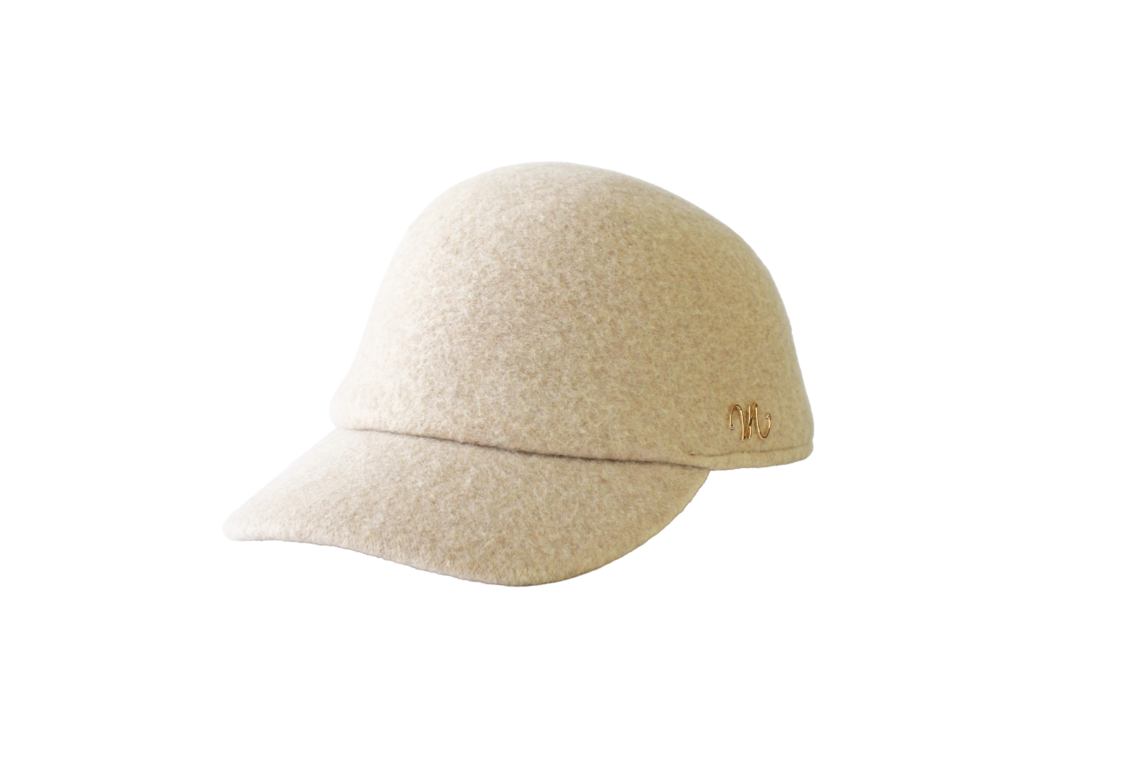 ・K-55-52｜メタルパーツつき ウール バスクキャップ