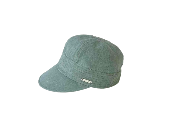 K-40-28｜【UVカット・洗える】麻 ジョッキーキャップ