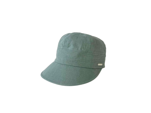 K-40-28｜【UVカット・洗える】麻 ジョッキーキャップ