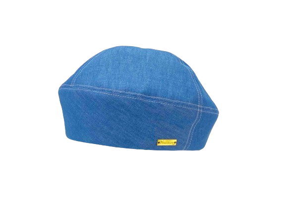 ・H-55-24｜【洗える】】岡山・井原デニム アシンメトリーシルエット ベレー帽