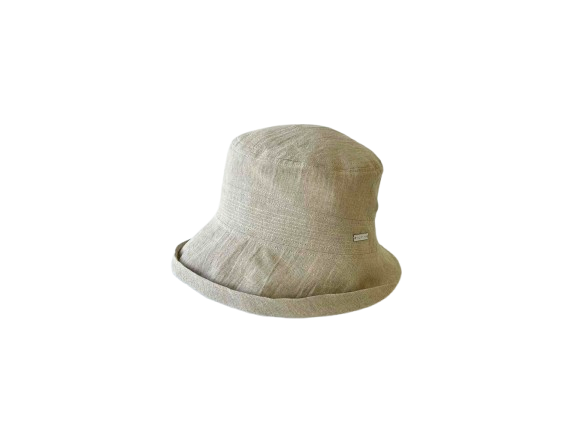 K-40-27｜【UVカット・洗える】麻 エッジアップハット