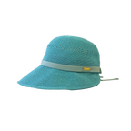 K-55-18｜【洗える】和紙混 透かし編み リボン ジョッキーキャップ