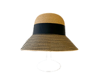 【UV遮蔽率98%】後ろリボン つば広 ペーパーブレードハット