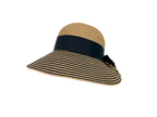 【UV遮蔽率98%】後ろリボン つば広 ペーパーブレードハット