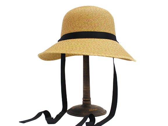 ・K-55-10｜【UVケア】リボンアレンジ ペーパーハット