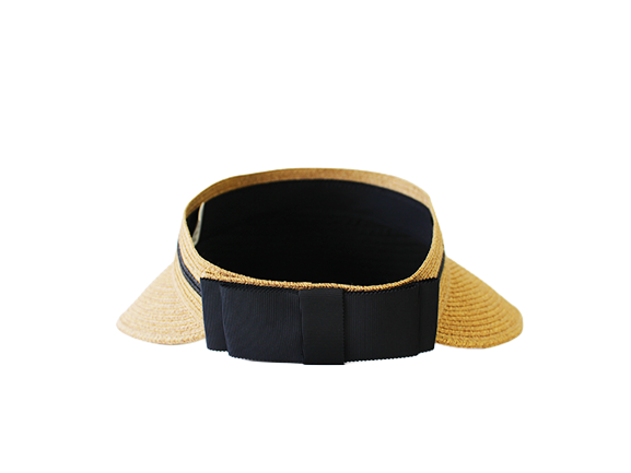 ・M-38-40｜【一級遮光】【たためる】バックリボン ペーパー サンバイザー