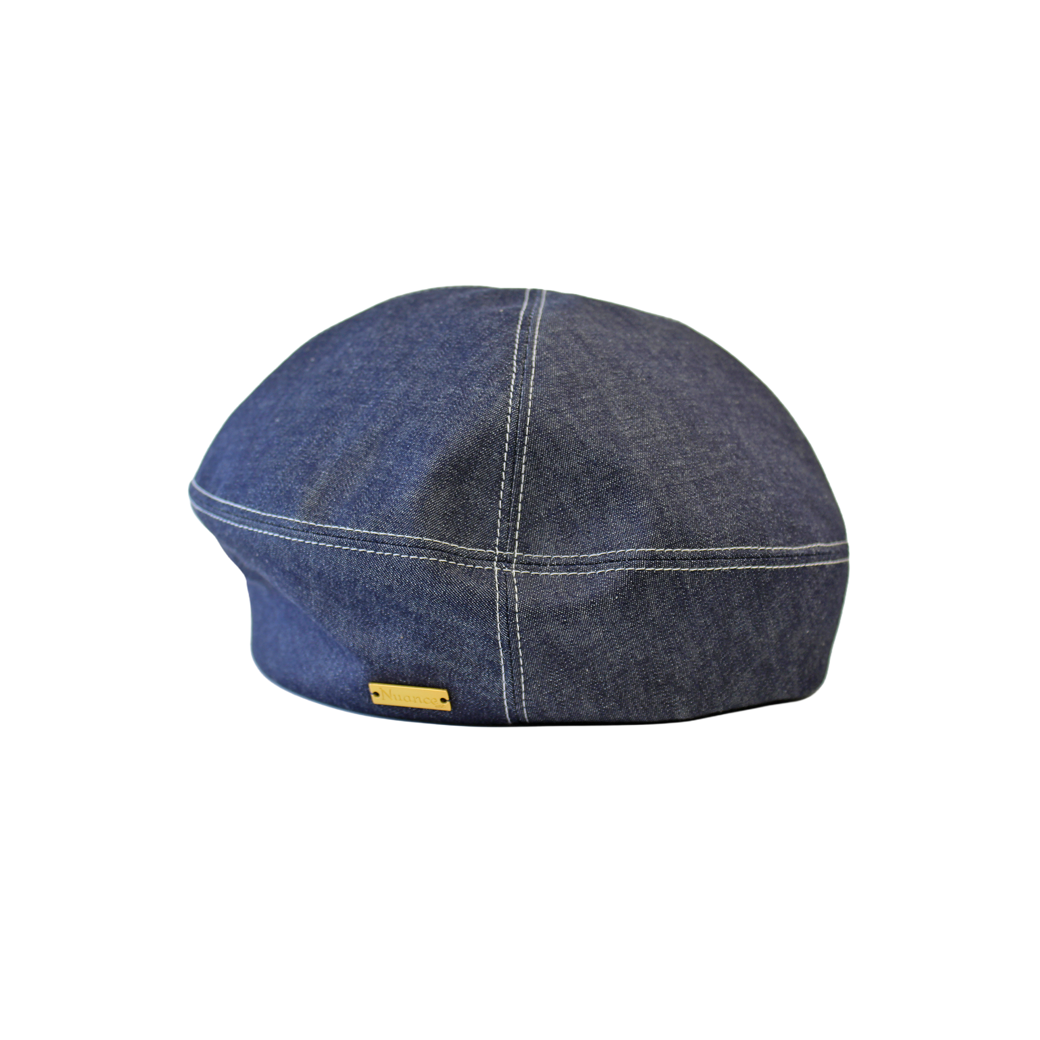 ・H-55-24｜【洗える】岡山・井原デニム アシンメトリーシルエット ベレー帽